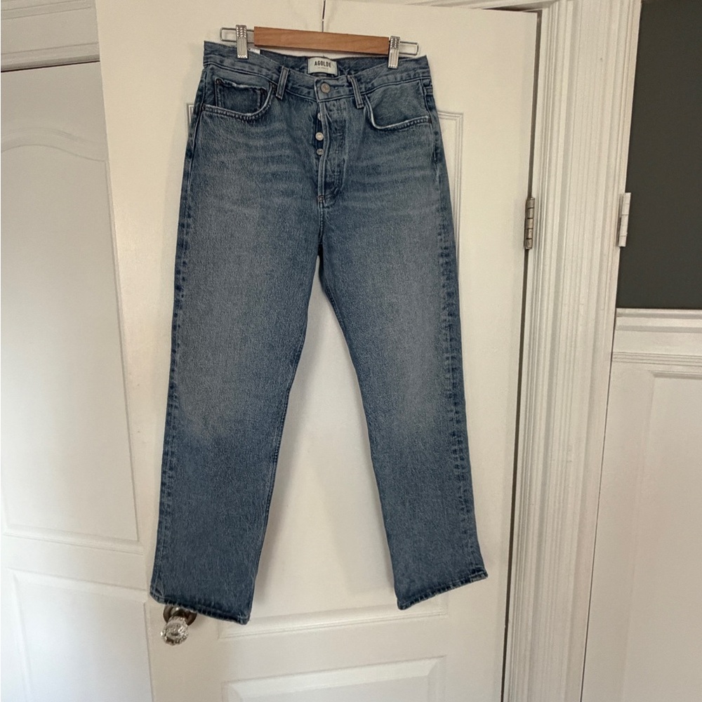 Agolde Fran Low Slung Easy Straight Jeans 27